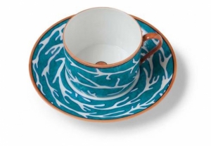 Alberto Pinto Lagon Tea Cup & Saucer